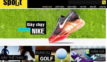 THIẾT KẾ WEBSITE KINH DOANH ĐỒ THỂ THAO