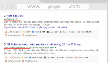CHỌN TÊN MIỀN THÂN THIỆN VỚI GOOGLE, THUẬN TIỆN CHO VIỆC CHUẨN SEO.