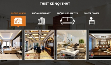 Thiết kế website nội thất, kiến trúc, xây dựng